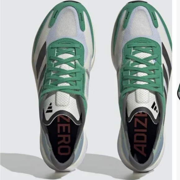 adidas Other - Adidas Adizero Boston 11 Shoes - White and Black and Green